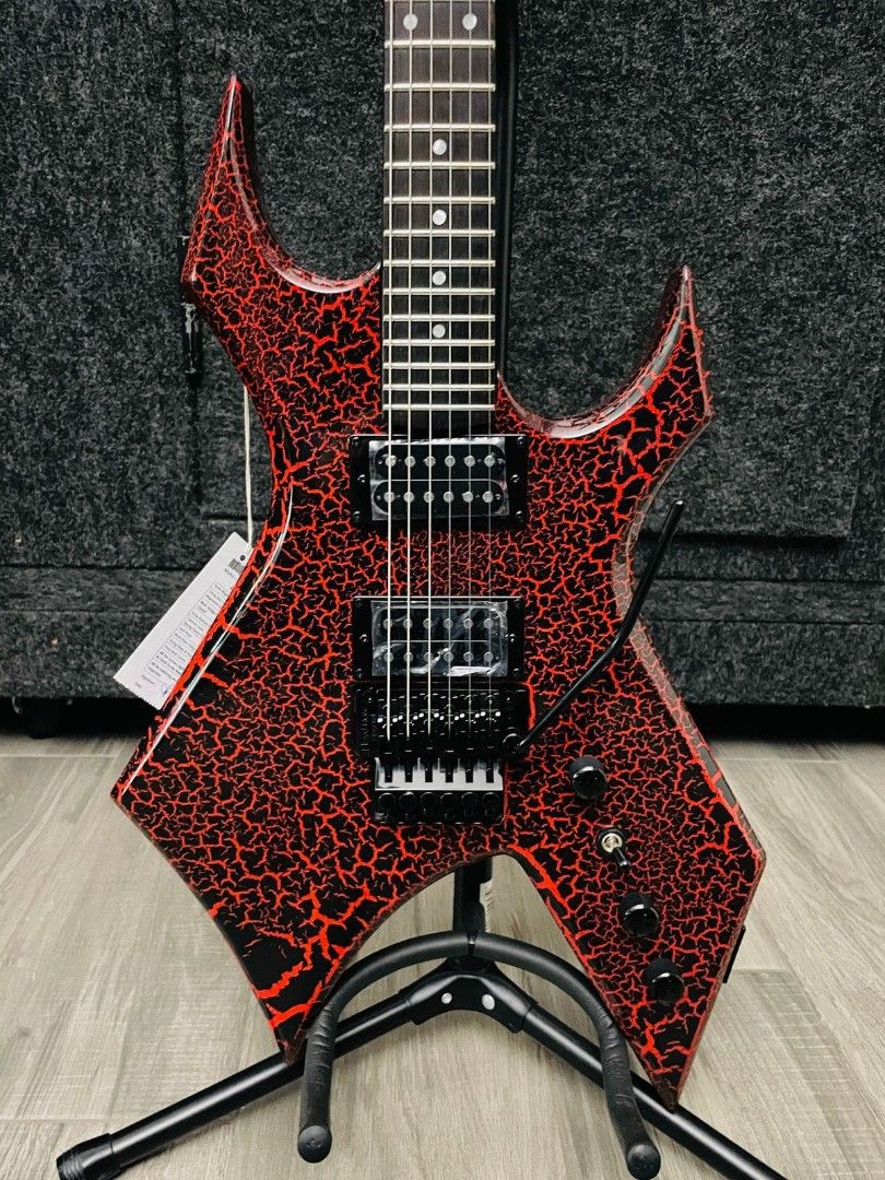 B.C. Rich Stranger Things Hellfire Club Electric Guitar (Category: Musical Instruments) located in Quezon City. Submitted by missdayan (Listing ID 1454844887, Image 2). Description: NOT THE REGULAR 2,000-PIECE VERSION. This is the B.C. Rich Stranger Things USA Custom Shop Warlock — #099 OF ONLY 200 from its limited Custom Shop run. The premium collector-tier version featuring DiMarzio pickups + Kahler tremolo, not the standard production configur