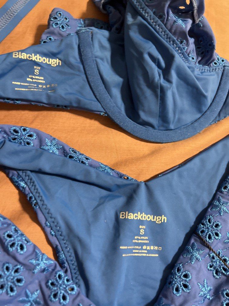 Blackbough bikini set/ sapphire eyelet-S/L (Category: Bikinis & Swimsuits) located in Iloilo. Submitted by tttkhk (Listing ID 1454922092, Image 2). Description: Available sizes Small Large .