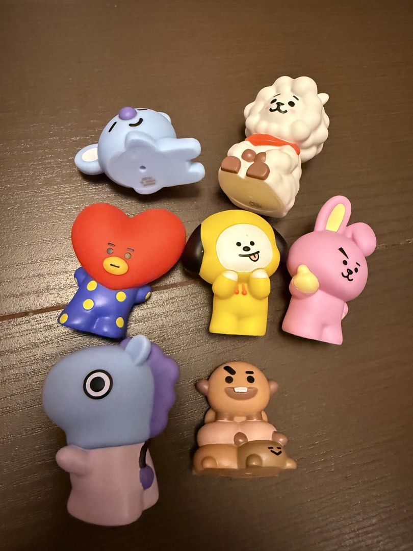 BT21 soft figure set OT7 (Category: Designer & Blind Box Toys) located in Marikina City. Submitted by culose (Listing ID 1454904945, Image 1). Description: Official.