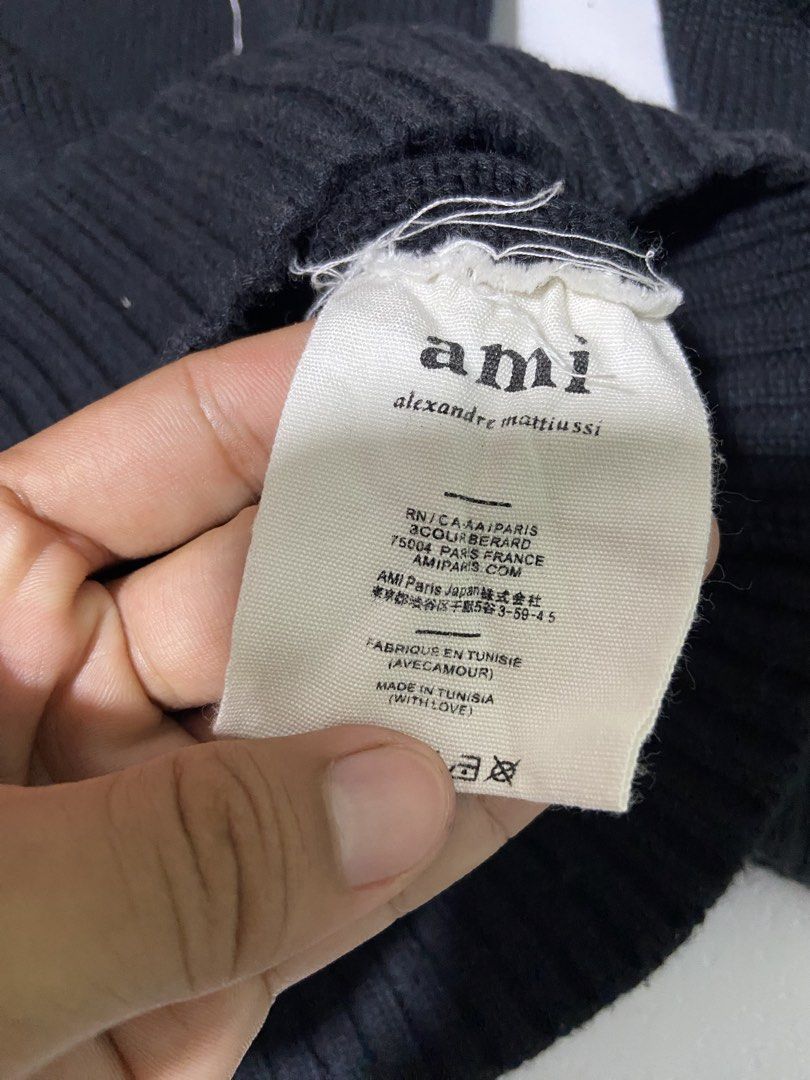 Cargidan Jacket AMI (Category: Coats, Jackets and Outerwear) located in Tangub. Submitted by thriftnimackie2.0 (Listing ID 1454877877, Image 3). Description: CARDIGAN AMi Condition rate 9.8/10 No issue Dimes : 21/28.