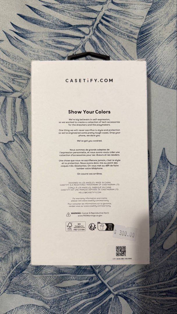 Casetify iPhone 17 Pro Case (Category: Other Gadgets) located in Cavite. Submitted by mariascloset2 (Listing ID 1454854206, Image 2). Description: Bought in HK; not available anymore online Minor hairline scratches, adhesive marks are removable .