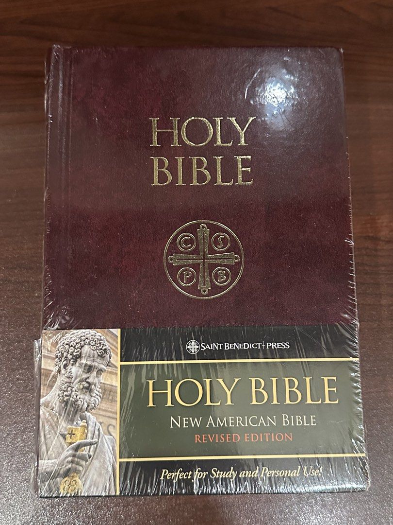 Catholic Holy Bible (Brand New) (Category: Religion Books) located in Mandaluyong City. Submitted by oandipreloved (Listing ID 1454847285, Image 1). Description: NABRE Catholic Bible Hard Cover St Benedictine Press Brand New Last Price Posted.