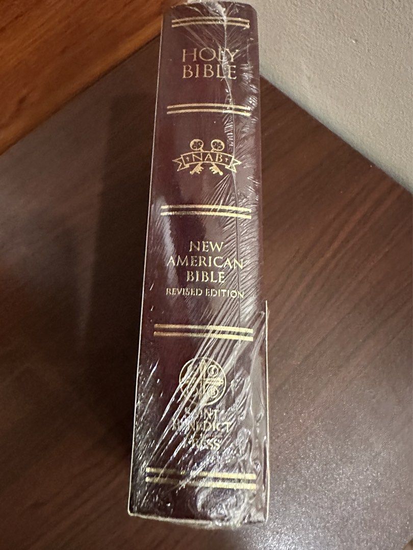 Catholic Holy Bible (Brand New) (Category: Religion Books) located in Mandaluyong City. Submitted by oandipreloved (Listing ID 1454847285, Image 3). Description: NABRE Catholic Bible Hard Cover St Benedictine Press Brand New Last Price Posted.