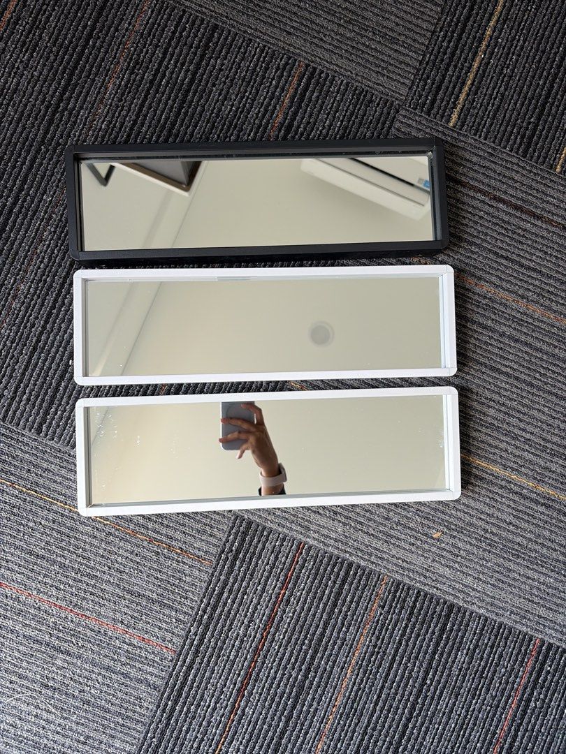 Cermin Rectangle (Category: Mirrors) located in Bangi. Submitted by sanahxyz (Listing ID 1454825498, Image 1). Description: RM5 per piece Ada 3 pieces. .