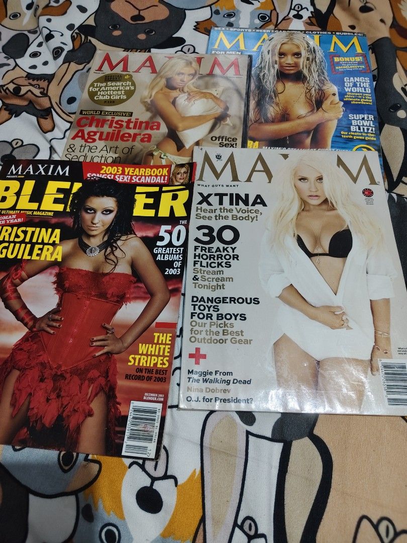 Christina Aguilera magazine set (Category: Magazines) located in Makati City. Submitted by spicefan05 (Listing ID 1454775658, Image 1). Description: set only.