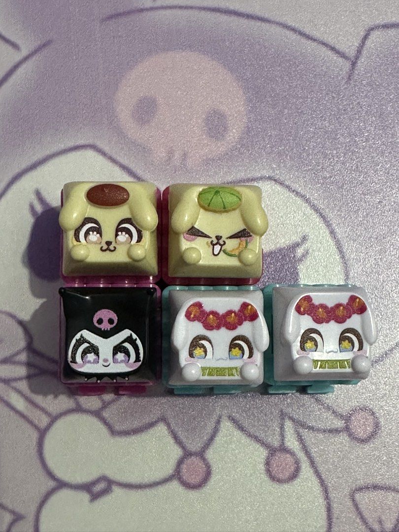 Clickeez Sanrio (Category: Computer Keyboard) located in Caloocan City. Submitted by Aylaaaaa (Listing ID 1454879150, Image 1). Description: - 100 each Kuromi, Cinnamoroll available.