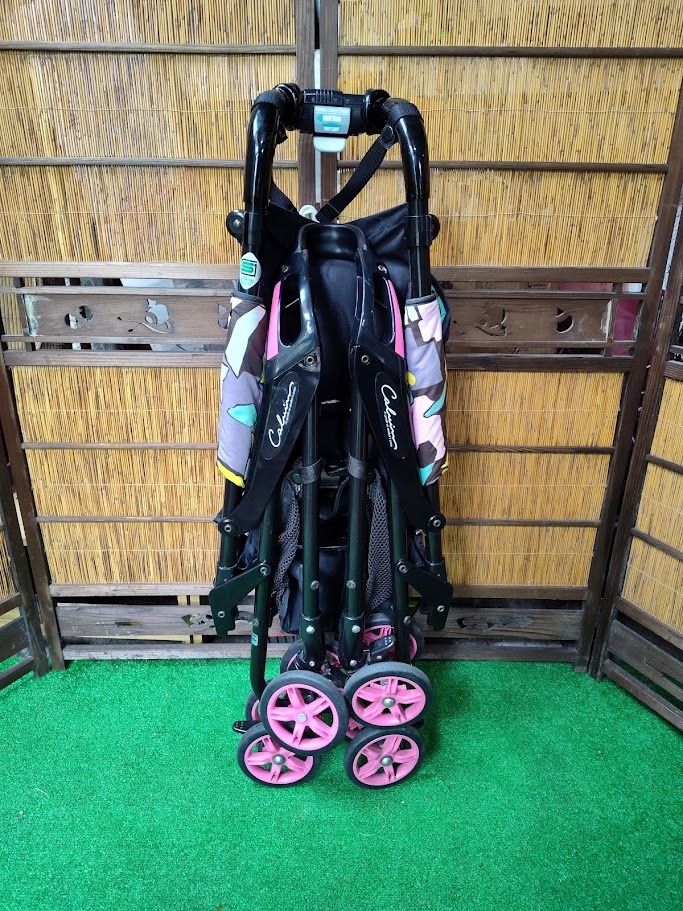 Combi Trifold Compact Toddler Stroller (Category: Strollers) located in Dasmarinas. Submitted by k3japanstoreph (Listing ID 1454856830, Image 3). Description: FOR SALE Preloved Combi Trifold Compact Toddler Stroller Super Lightweight · Reclining · Fun Colors 6 Months and Up · No issues ✅ Washed, cleaned, and ready to use ✅ Please expect some signs of usage since this is a preloved item Actual photos (WYSIWYG) ❌ No return, no exchange ₱2,499 — Min