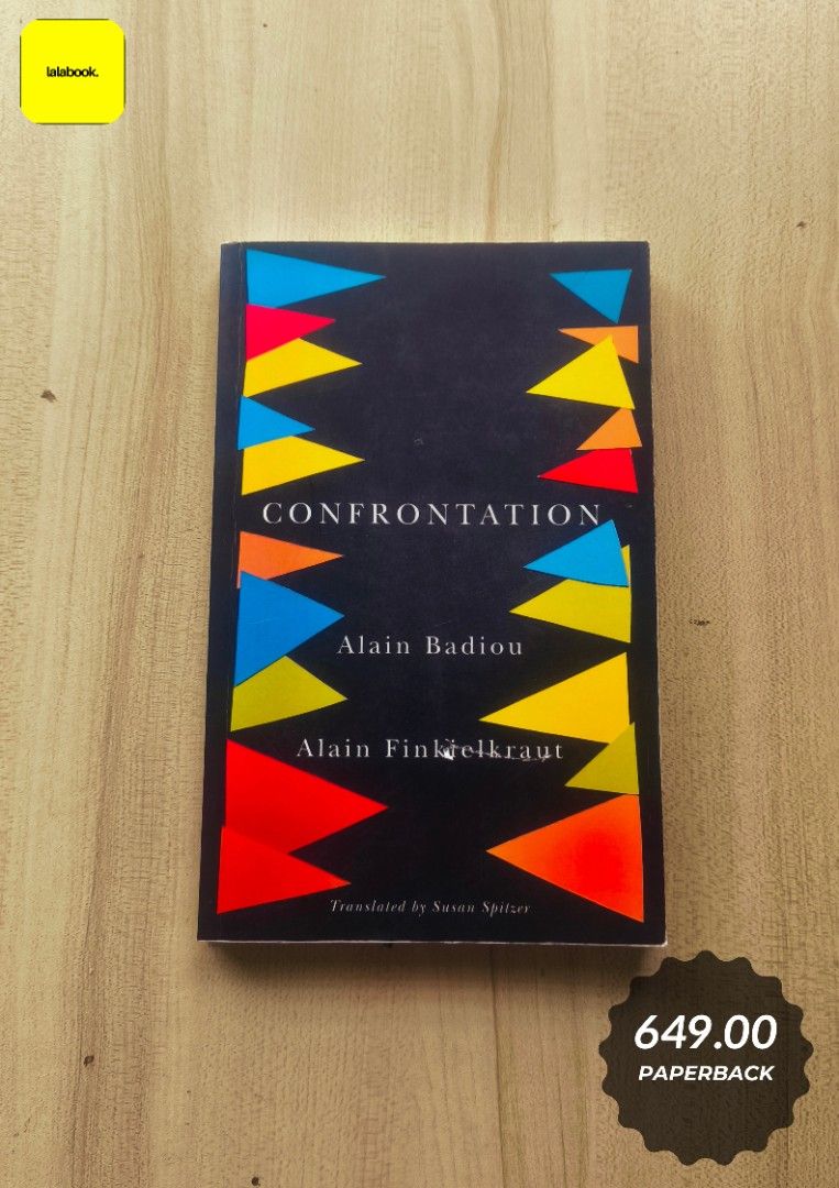 Confrontation [Philosophy] (Category: Storybooks) located in Bacoor. Submitted by lalabook (Listing ID 1454818017, Image 1). Description: Format: Paperback Condition: Very Good Condition ****** Shipping and Payment details: MOP: GCash and Bank Deposit MOD: Gogo Express, LBC, Lalamove Location: Bacoor City, Cavite ❌ No Cash on Delivery ❌ No Orange App Checkout Kindly visit our page for more titles. Send us a message if you're interested in buying 
