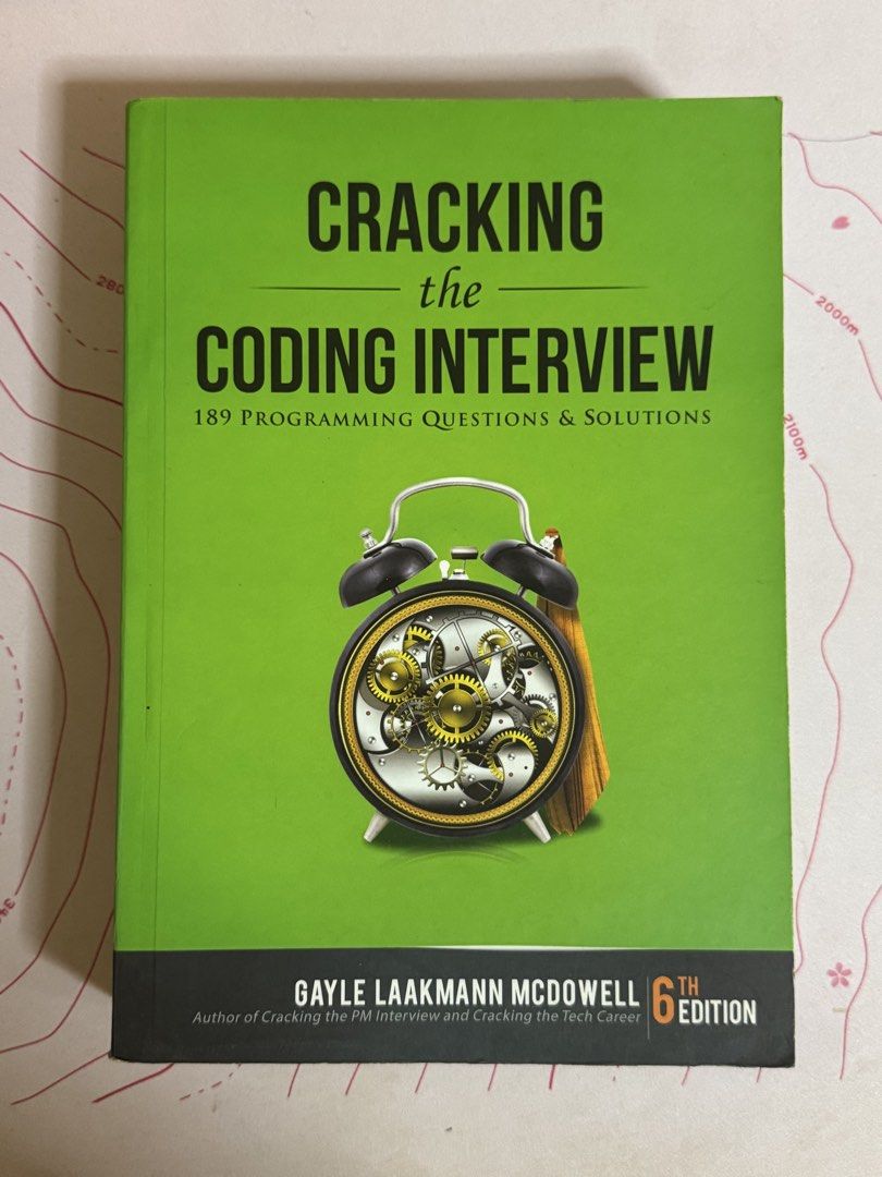Cracking the Coding Interview 6th Edition (Category: Storybooks) located in Singapore. Submitted by madeindoor (Listing ID 1454921602, Image 1). Description: .