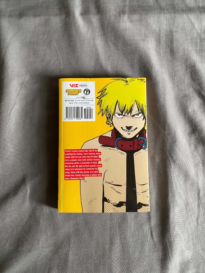 Chainsaw man vol.1 manga (Category: Comics & Manga) located in Manila. Submitted by moronmacaroni (Listing ID 1454815675, Image 3). Description: rfs: need cash 🦶.