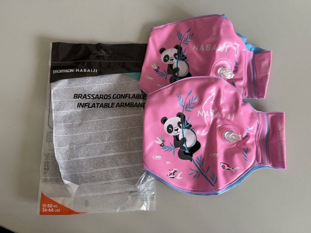Decathlon Nabaji Armband Floaters (Category: Other Baby Bathing & Changing Needs) located in Manila. Submitted by hantan1022 (Listing ID 1454809050, Image 2). Description: Decathlon brand For 2-6 years old / 15-30 kg .