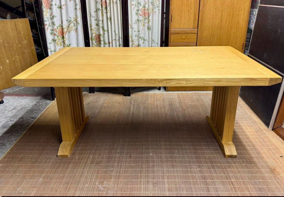 Dining Table (Category: Tables & Sets) located in Meycauayan. Submitted by marygracecasimiro (Listing ID 1454853526, Image 2). Description: Solid Heavy Wood 6-Seater Dining Table 59”L x 36”W x 26”H Php 12,500💚💚.