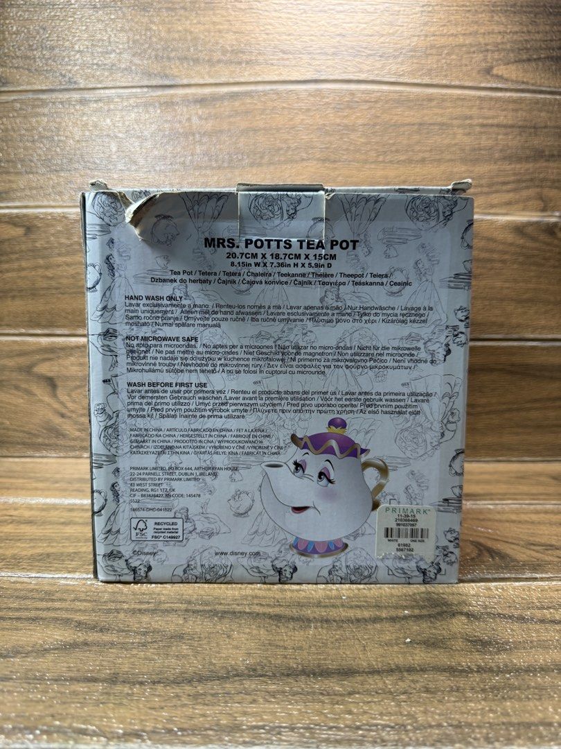 disney mrs potts tea pot (Category: Coffee & Tea Tableware) located in Quezon City. Submitted by fashionifywardrobe8899 (Listing ID 1454753055, Image 2). Description: .