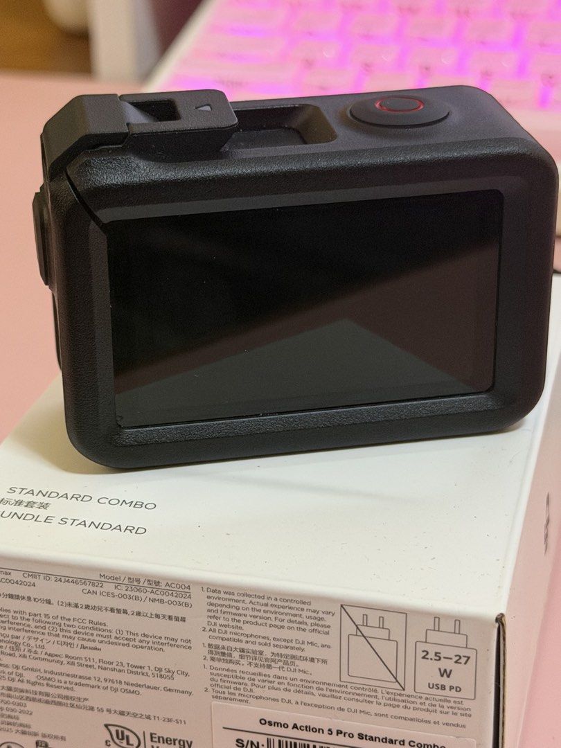 DJI Osmo Action 5 Pro Standard Combo (Category: Cameras) located in Quezon City. Submitted by thelookbook.mnl (Listing ID 1454835271, Image 3). Description: - 2 month old, barely used / still has warranty - DJI Osmo Action 5 Pro Standard Combo - Includes camera, standard bundle inclusions and mini tripod mount - Ideal for capturing adventures - Ready for your next trip! -can include ND filter lens (Neewer) just add ₱1,000 .