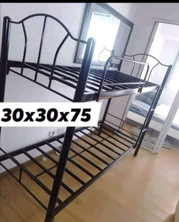 Double Deck Bed Frame (Category: Bed Frames & Mattresses) located in Manila. Submitted by onlineshoppersph (Listing ID 1454924829, Image 2). Description: DOUBLE DECK BED FRAME Sizes: 30x30 ₱4,500 36x36 ₱4,900 36x48 ₱5,100 36x54 ₱5,400 36x60 ₱5,700 Pwede CASH ON DELIVER via LALAMOVE (shoulder nyo FEE lalamove) Resellers are welcome PM for inquiries #fypシ #fypchallenge #fypviralシ #highlight #highlightseveryone #gamitsakusina #GAMITSABAHAY #Divisori