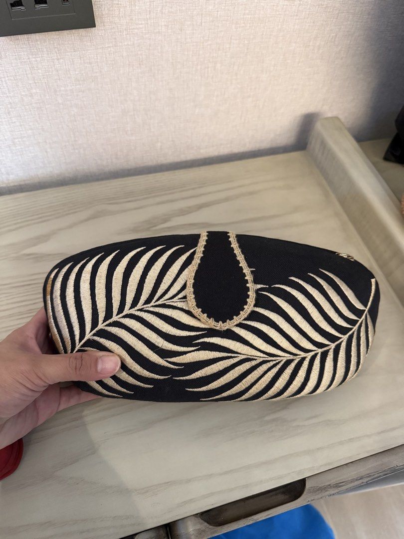 Esprit Red Handbag & 2 Clutch Bags (Category: Clutches) located in Caloocan City. Submitted by trayzeee (Listing ID 1454754084, Image 2). Description: Selling a red Esprit handbag. It's a small size, good for essentials. Also have two clutch bags. One is black with a leaf embroidery design. The other is a woven straw-like material in a light pinkish-tan color. Great for different occasions. Still very useful. .