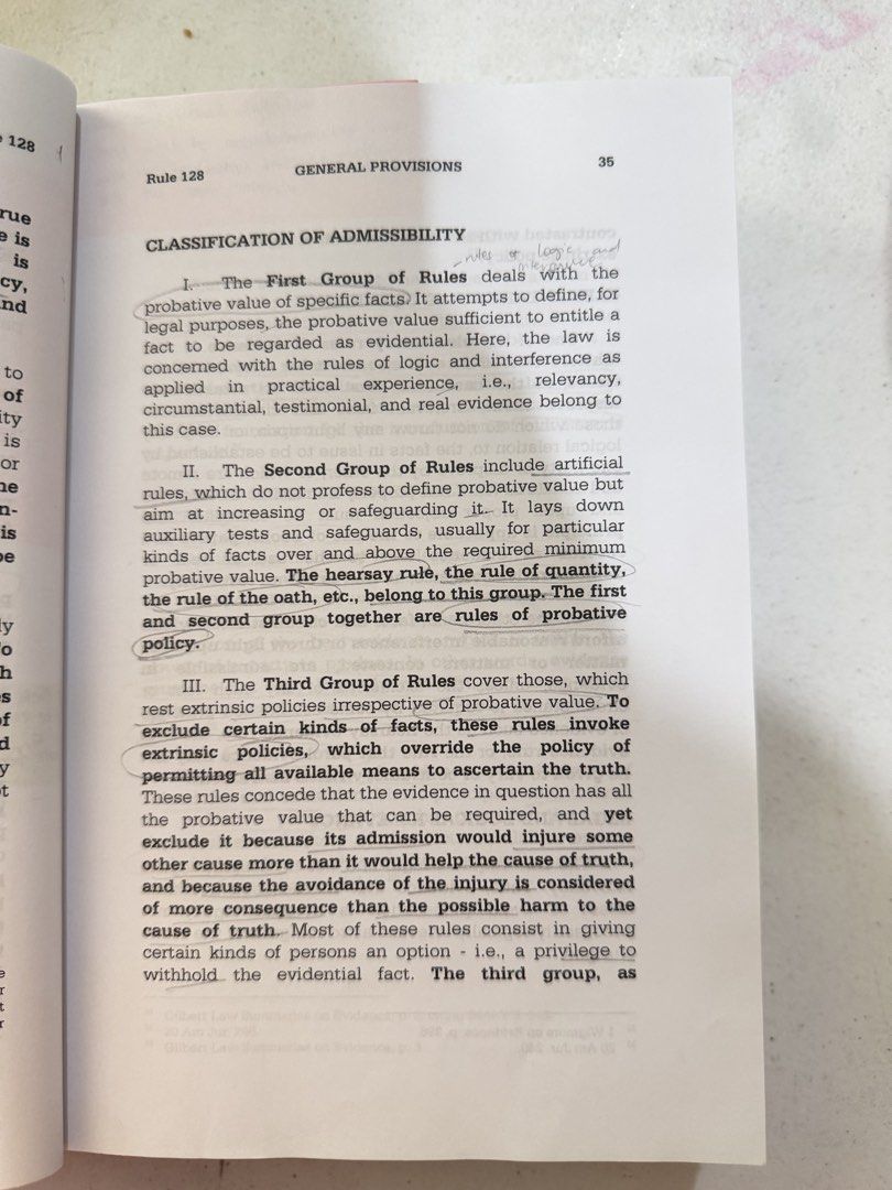 Evidence by Dean Moya (Category: Textbooks) located in Caloocan City. Submitted by nerociri222 (Listing ID 1454802805, Image 3). Description: Original Price 2,050. Evidence by Dean Moya 2020 Edition No highlights, only pencil markings. .