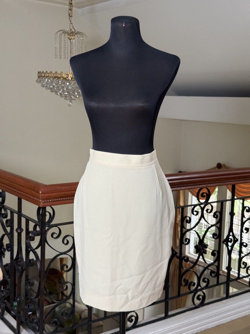 Formal White / Light Beige Skirt (Category: Other Bottoms) located in Makati City. Submitted by VersatileBabe (Listing ID 1454940252, Image 1). Description: .