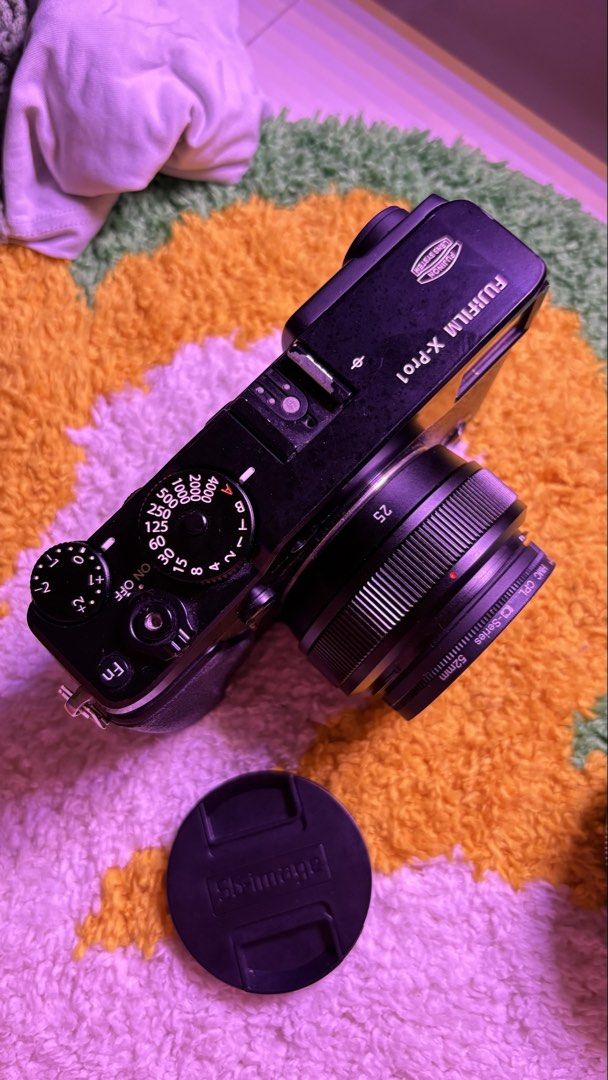 FUJIFILM XPRO1 XTRANS1 SENSOR NEGOTIABLE (Category: Cameras) located in Las Pinas. Submitted by glire (Listing ID 1454888853, Image 2). Description: COMES WITH - SGIMAGE 25mm 1.8 Lens - EF-FX Manual Lens mount - Original fujifilm battery charger - 2pcs K&F Battery - K&F battery charger - K&F CPL Filter - K&F NanoX Pro Black Diffusion 1/4 - 64gb Lexar Professional 250mb/s - JJC Hand grip - Camera Bag Issues: - Minimal scratches on body - LCD scree
