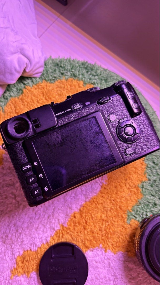 FUJIFILM XPRO1 XTRANS1 SENSOR NEGOTIABLE (Category: Cameras) located in Las Pinas. Submitted by glire (Listing ID 1454888853, Image 3). Description: COMES WITH - SGIMAGE 25mm 1.8 Lens - EF-FX Manual Lens mount - Original fujifilm battery charger - 2pcs K&F Battery - K&F battery charger - K&F CPL Filter - K&F NanoX Pro Black Diffusion 1/4 - 64gb Lexar Professional 250mb/s - JJC Hand grip - Camera Bag Issues: - Minimal scratches on body - LCD scree