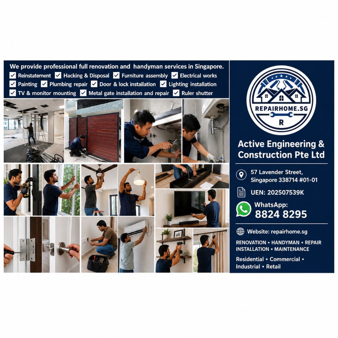 (Category: ) located in . Submitted by repairhome.sg (Listing ID 1454776925, Image 1). Description: .