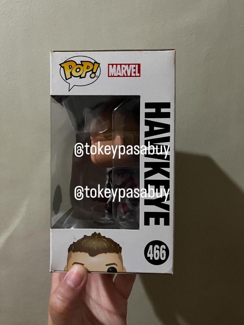 FUNKO POP HAWKEYE (Category: Designer & Blind Box Toys) located in Paranaque City. Submitted by tokeypasabuy (Listing ID 1454814055, Image 3). Description: ONHAND. CONDITION 8/10 (DIRTY TOP BOX) *MINIMAL SCRATCHES/DENTS ON THE CARDBOARD DUE FROM DISPLAY I will send photos before shipping the items to ensure that the ITEMS are in excellent condition. I will do my best in securing the item. I will not be liable for any damages that may occur during