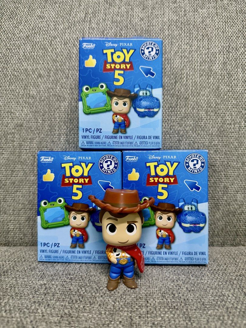 Funko Pop Minis Toy Story 5 Blind box (opened) (Category: Designer & Blind Box Toys) located in Manila. Submitted by bcbg3217 (Listing ID 1454879007, Image 1). Description: ‼️PLEASE READ BEFORE BUYING‼️ Available 🤠Woody Brand new condition OPENED BOX but UNOPENED Plastic (See last pic) Authenticity GUARANTEED No other inclusions All Actual photos are posted What You See Is What You Get‼️ Please check the photos thoroughly before placing an order