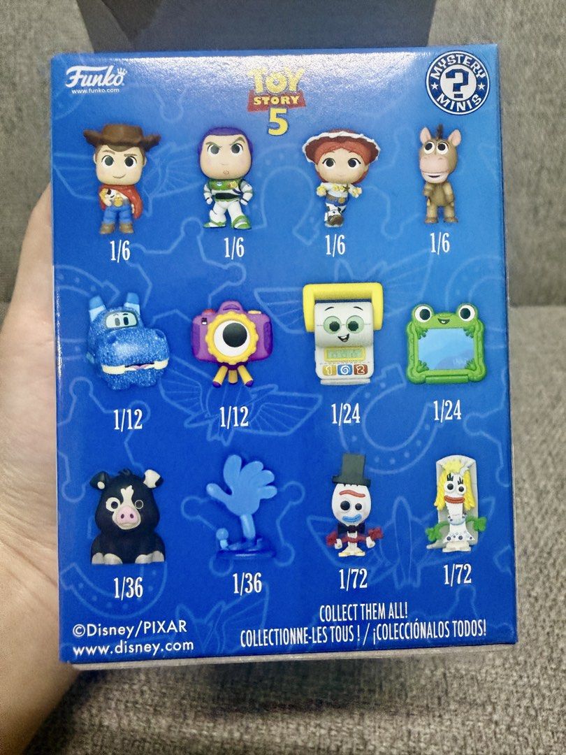 Funko Pop Minis Toy Story 5 Blind box (opened) (Category: Designer & Blind Box Toys) located in Manila. Submitted by bcbg3217 (Listing ID 1454879007, Image 2). Description: ‼️PLEASE READ BEFORE BUYING‼️ Available 🤠Woody Brand new condition OPENED BOX but UNOPENED Plastic (See last pic) Authenticity GUARANTEED No other inclusions All Actual photos are posted What You See Is What You Get‼️ Please check the photos thoroughly before placing an order