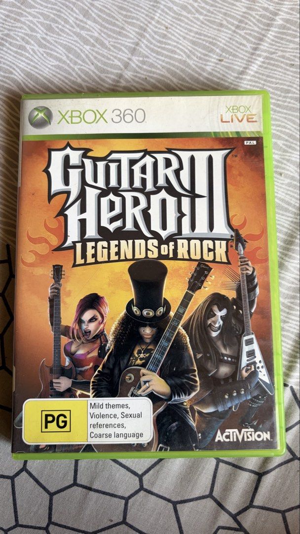 guitar hero XBOX 360 (Category: Xbox) located in Santiago. Submitted by fajaaaad (Listing ID 1454822246, Image 2). Description: guitar hero world tour III PAL bought in Australia bundle 400 RFS: di na nagagamit.