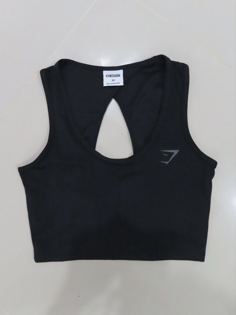 Gymshark Power Open Back Cropped Tank (Category: Activewear) located in Pasay City. Submitted by 500below (Listing ID 1454900258, Image 3). Description: Worn: 1x Original price: $45.