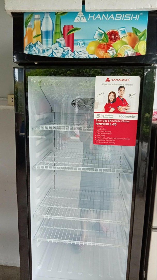HANABISHI SOFTDRINKS CHILLER (Category: Other Kitchen Appliances) located in Lingayen. Submitted by yvettesantiago (Listing ID 1452513283, Image 2). Description: RFS: store closed for some reason kaya 6months lang nagamit then nastock na.. Brandnew nabili.. NOTE: HANABISHI CHILLER ONLY LOCATION: Dinaloan, Calasiao, Pangasinan near Brgy Day Care Center.