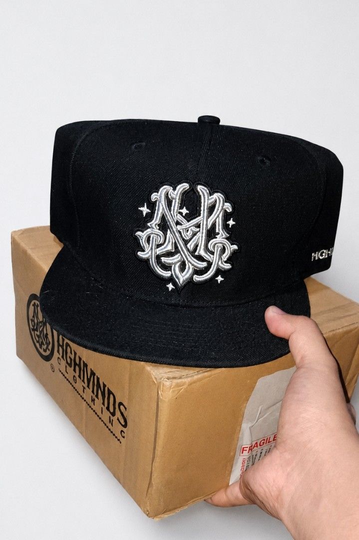 HGHMNDS Clo. "Splendor" Fitted Cap (Category: Caps & Hats) located in Quezon City. Submitted by mvmmi_mov (Listing ID 1454941023, Image 1). Description: Size: 8 Authentic Condition: Good (used twice) Bought for: ₱1,200 Selling for: ₱500.00 RFS: Too big for me, so I only got to wear it twice. It’s been sitting in its box ever since, and I figured it’s better to let it go to someone who can actually use it. I prefer meet-ups so you can personally c