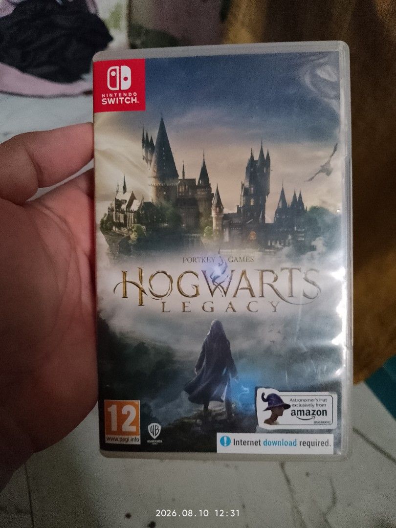 Hogwarts legacy switch games (Category: Nintendo) located in Manila. Submitted by l.pagunsan (Listing ID 1454790458, Image 1). Description: Hogwarts legacy switch games No issue Gagamitin nalang bought srp. - 3190 1499 only Parañaque.