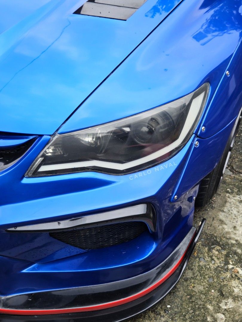Honda Civic 1.8 Manual (Category: Used Cars) located in Manila. Submitted by bkki.30 (Listing ID 1454835325, Image 2). Description: Civic FD 1.8s 2007 Manual Tranny 67K mileage, unli scan Repainted to Subaru blue - indicated on papers Wraparound Bodykit Type R retrofit Projector Headlights XXR 527 18s Sailun Tires Bride Vorga Thailand Copy K&N cold intake with housing Full Exhaust Stainless Pops and Bang Tune Air suspension Custom Misfitz Full so