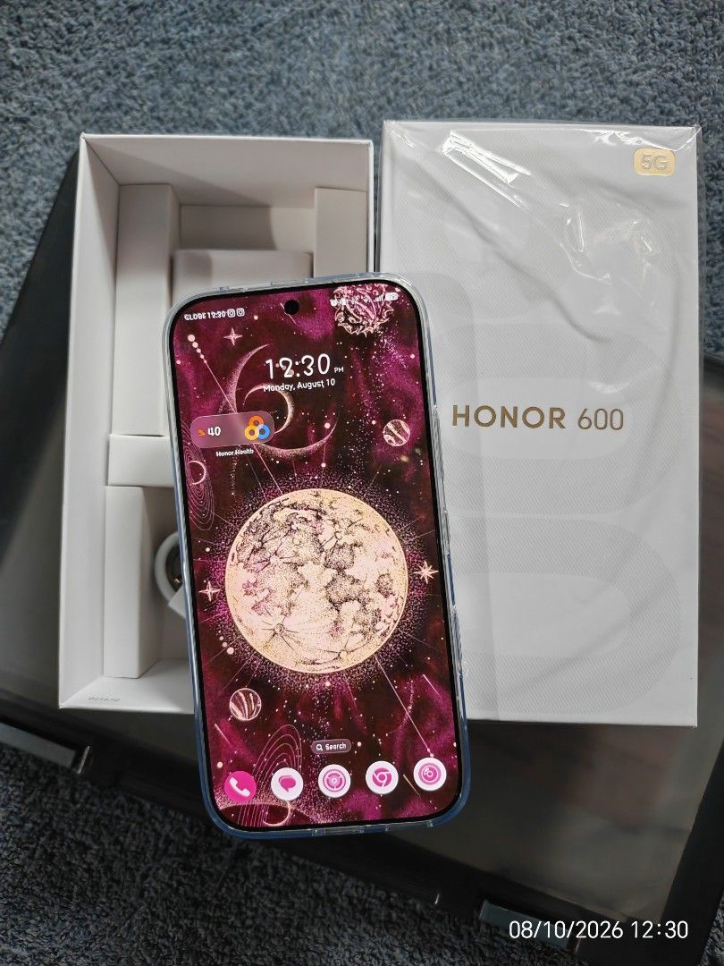HONOR 600 (Category: Android) located in Rosales. Submitted by astrid3000 (Listing ID 1454798579, Image 1). Description: HONOR 600 5G 📱 25,000 nego 29,999 srp SPECS📍 •SCREEN SIZE: 6.57" 1264x2728 pixels •RAM: 8GB✅ •ROM: 256✅ •PRECESSOR: Snapdragon 7 Gen 4💪🏼 •BATTERY 7000mAh🔋 INCLUSION📍 •COMPLETE BOX SAME IMEI •ORIGINAL 80WATTS FAST CHARGER •ORIGINAL CASE •SIM EJECTOR PIN Days old only kakabili lang nung AUG. 09 Still in brand new condition 