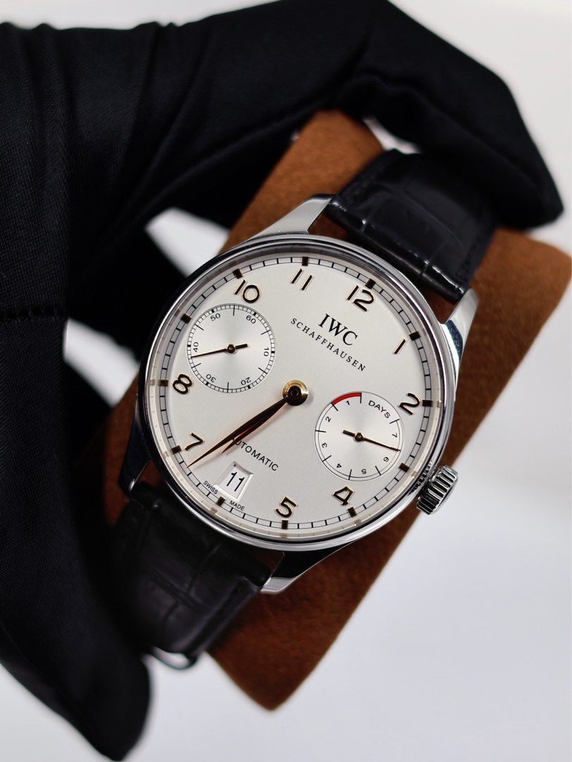 IWC Portuguese Automatic (Category: Luxury Watches) located in Manila. Submitted by airojardin (Listing ID 1454809359, Image 2). Description: IWC Portuguese Automatic 2013 Ref. IW500114 Complete set Condition: 9.8/10 Price: PHP 348,000 (slightly negotiable) Open to trade offers Meet-ups within Metro Manila (Greenhills preferred) Open for authentication at any reputable service center.