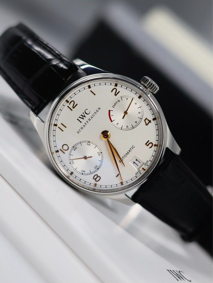 IWC Portuguese Automatic (Category: Luxury Watches) located in Manila. Submitted by airojardin (Listing ID 1454809359, Image 3). Description: IWC Portuguese Automatic 2013 Ref. IW500114 Complete set Condition: 9.8/10 Price: PHP 348,000 (slightly negotiable) Open to trade offers Meet-ups within Metro Manila (Greenhills preferred) Open for authentication at any reputable service center.