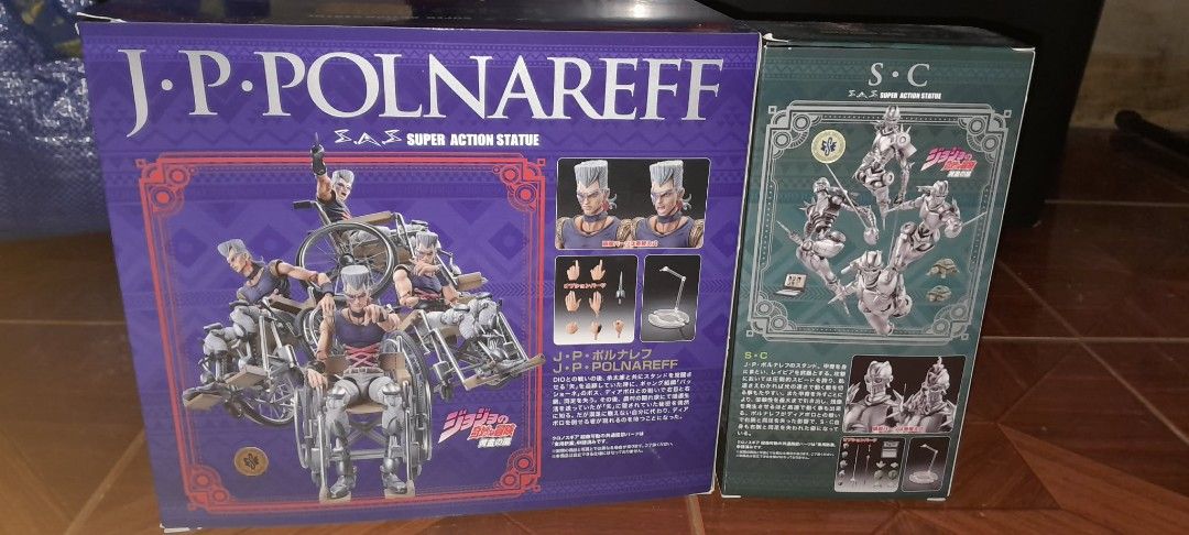 JoJo's Bizarre Adventure J.P. Polnareff Super Action Statue (Category: Figurines & Statues) located in Manila. Submitted by livestorm-c879 (Listing ID 1454946739, Image 1). Description: - JoJo's Bizarre Adventure J.P. Polnareff Super Action Statue - Includes figure and accessories - Separate S.C. figure also available - Ideal for collectors.