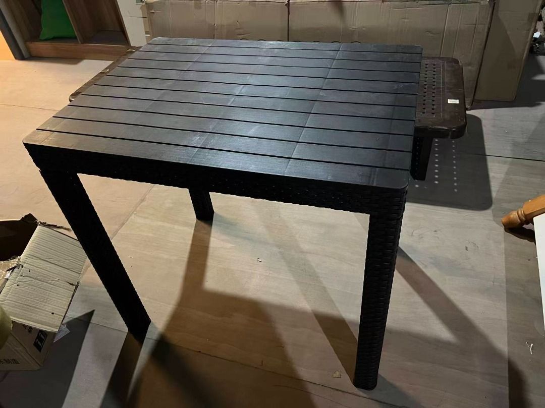 JOLLY PLASTIC Coffee High Table 24"X30" (warehouse sale) (Category: Tables & Sets) located in Paranaque City. Submitted by pilipinashop (Listing ID 1454852784, Image 2). Description: brand new sale Note: Sf thru lalamove c/o buyer JOLLY 8500-H HIGH TABLE 24"X 30" Product Description: An eye-catching furniture piece, this coffee table features a gorgeous, brown colored and modern design in rattan texture. This made with enough height to use as a d