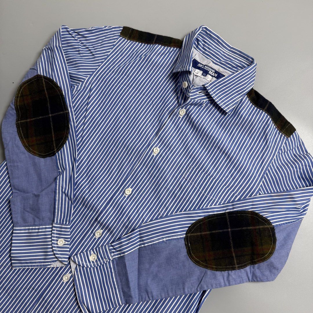 Junya Watanabe Panel Elbow Patch Shirt (Category: Formal Shirts) located in Cebu City. Submitted by inukaybyjlf (Listing ID 1454757245, Image 2). Description: Condition: Good as new Issue: No flaws Best fit: S Actual measurements are shown in the photos. Please refer to photos for actual condition. .