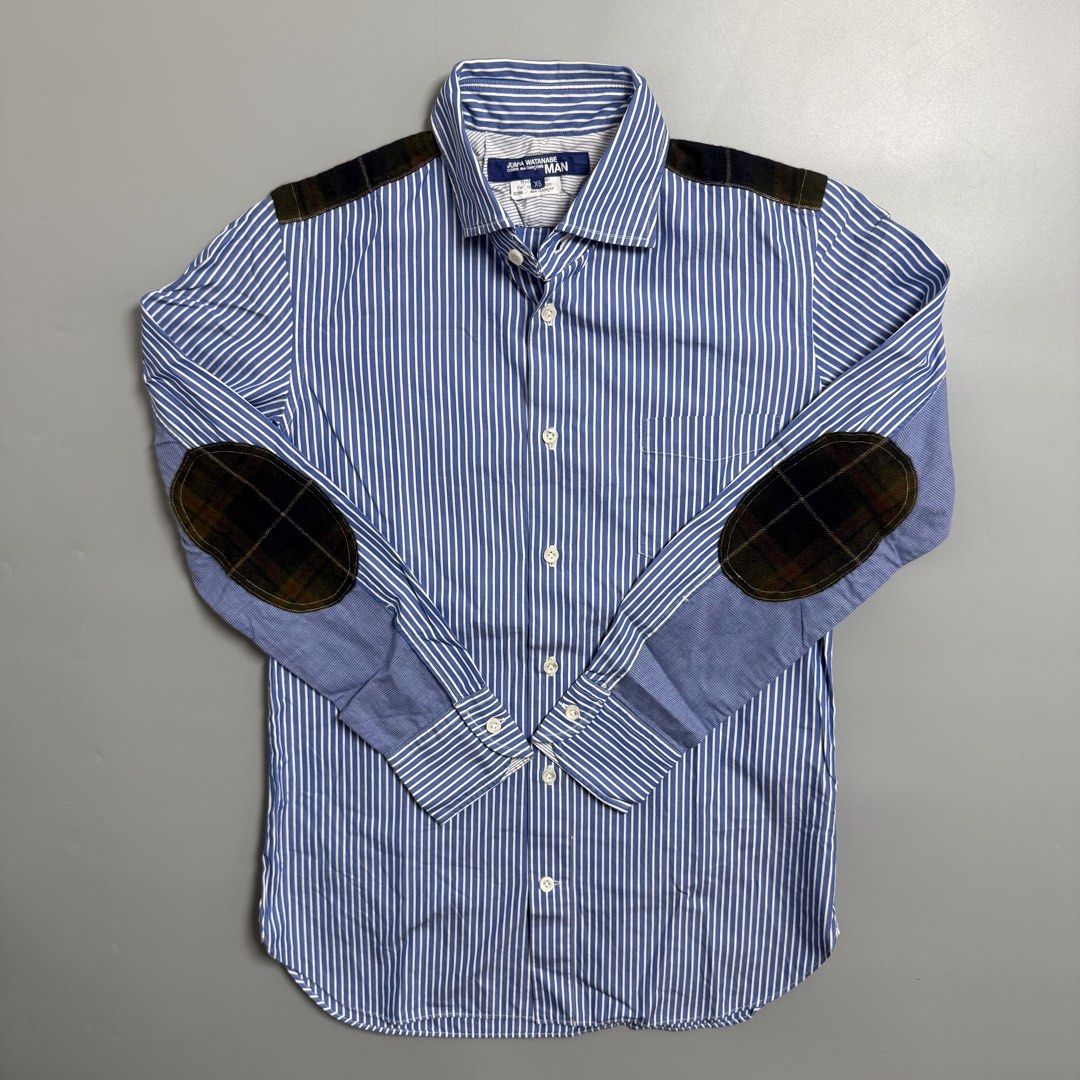 Junya Watanabe Panel Elbow Patch Shirt (Category: Formal Shirts) located in Cebu City. Submitted by inukaybyjlf (Listing ID 1454757245, Image 1). Description: Condition: Good as new Issue: No flaws Best fit: S Actual measurements are shown in the photos. Please refer to photos for actual condition. .