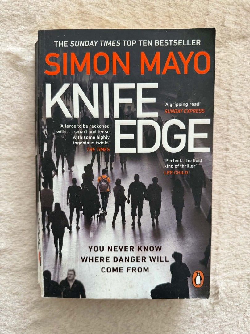 Knife Edge - Simon Maya (Category: Storybooks) located in Santiago. Submitted by bookworm_club (Listing ID 1454816384, Image 1). Description: 📚no cancellation, return or exchange. 📚secondhand books. some books are in good condition while some has minimal flaws (foxing, creases, dog-eared pages, etc.) 📚reasonable haggling is allowed. 💰MOP: For same day pickup - CASH & BANK TRANSFER For shipping or scheduled pickup - BANK TRANSFER 🚚MOD: •Store