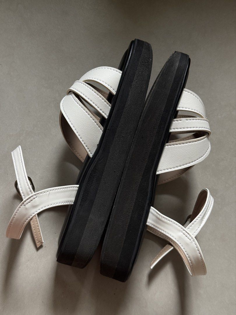 Liliw Made Platform Sandals (Category: Flats & Sandals) located in Cebu City. Submitted by mgcrrn (Listing ID 1454787488, Image 2). Description: decluttering 🛍️🛒 liliw made platform sandals ⋆ size 6 ⋆ used once only ⋆ ₱600 each, ₱1100 for both; slightly negotiable ⋆ comfy insoles; white pair is a good dupe to the renegade folk together slides! rfs: too many sandals loc: cebu city.
