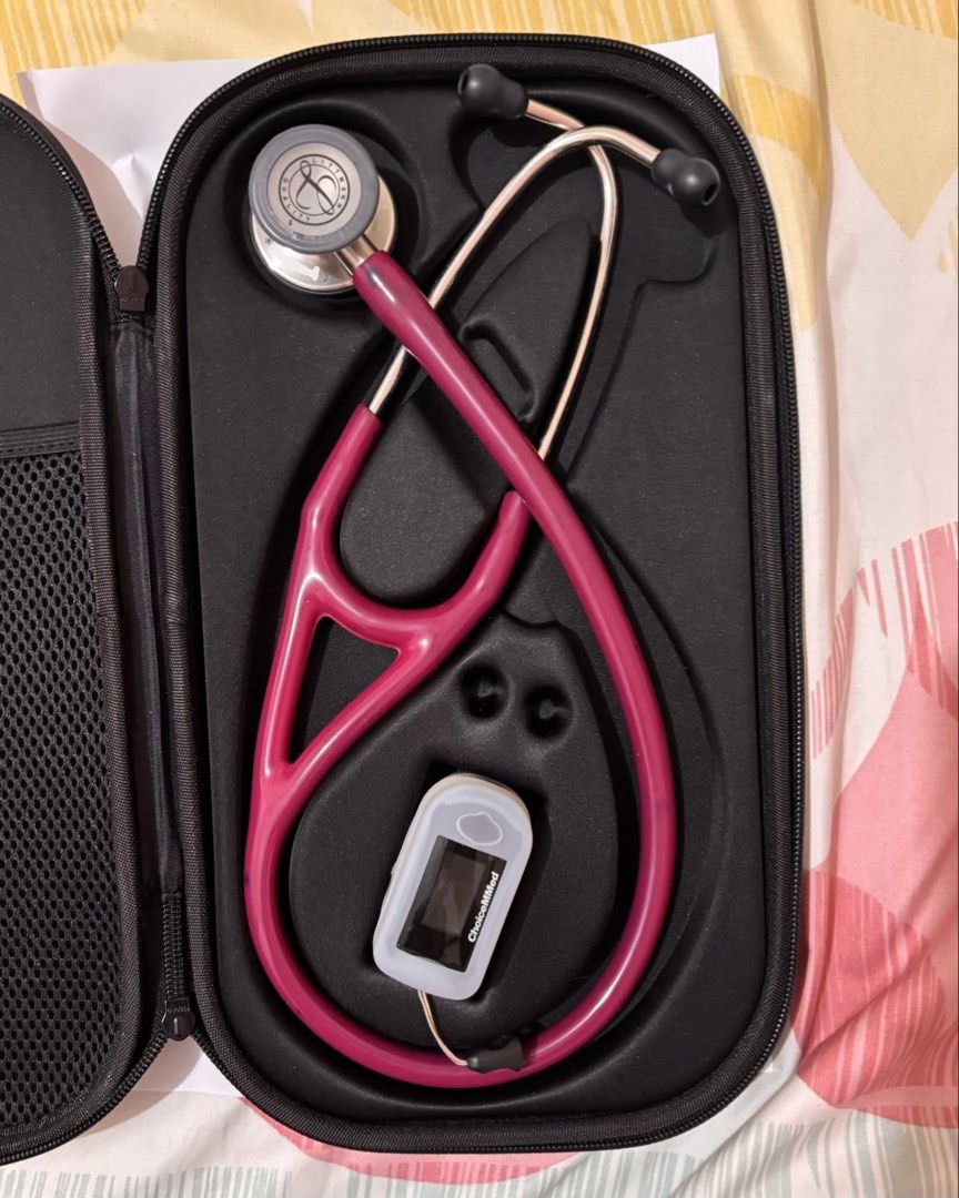 Littman Cardiology IV Stethoscope Raspberry (Category: Medical Supplies & Tools) located in Tabaco. Submitted by aknbs (Listing ID 1454863632, Image 1). Description: Bought from UK Well loved. Used for 2 years. Con: This has my name engraved RFS: rly need cash. I also have another stethoscope.