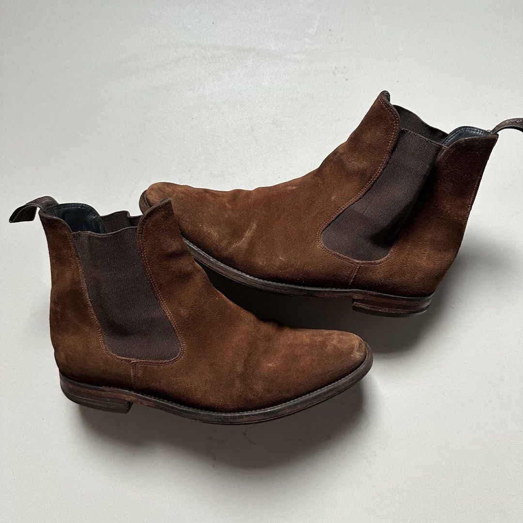 Loake suede boots (Category: Boots) located in Cagayan de Oro. Submitted by _dnever (Listing ID 1454888192, Image 3). Description: Garter bit loose.
