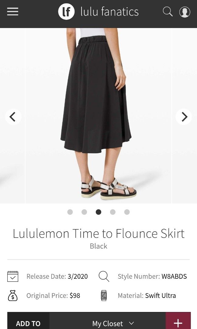 Lululemon time to flounce skirt dot 6 (Category: Skirts) located in San Pedro. Submitted by thriftersthrift (Listing ID 1454870393, Image 3). Description: Waistline (inches) :26 Length(inches) :29 Good condition Already wash Color rate : 9.5 /10 🌵ALL ITEMS ARE FROM UKAY BALE SO MANAGE YOUR EXPECTATION 🌵 ASK SELLER FOR MORE INFORMATION COLOR MAY CHANGE TRU LIGHTING.