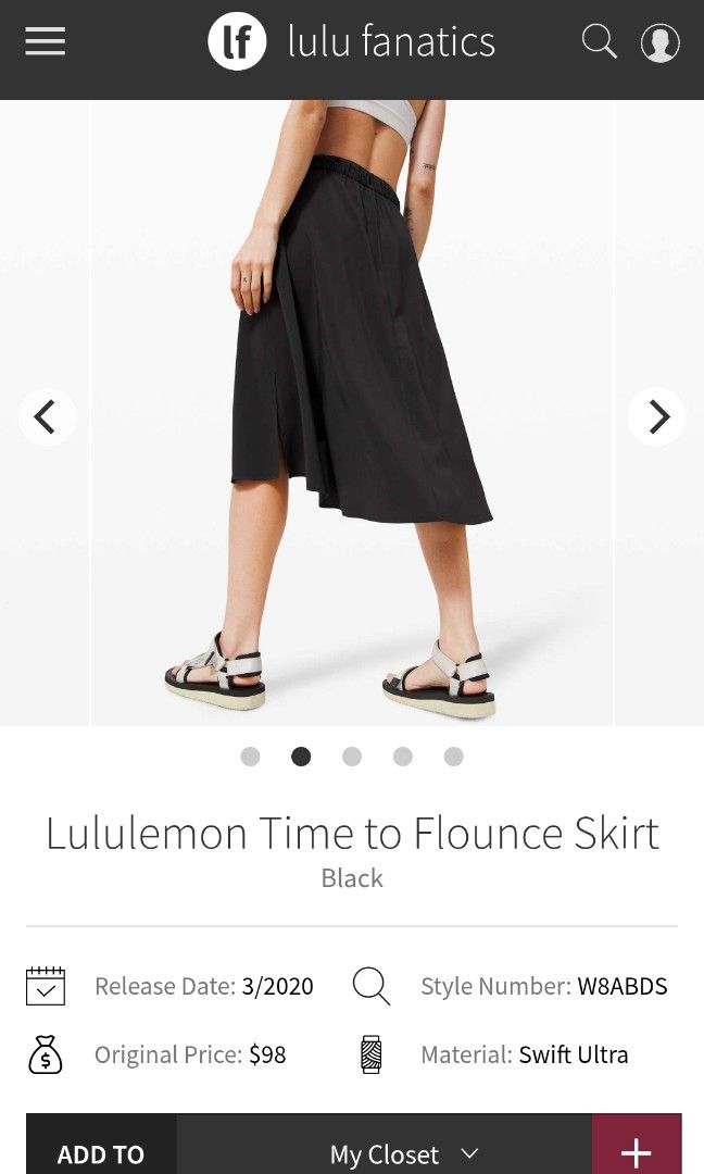 Lululemon time to flounce skirt dot 6 (Category: Skirts) located in San Pedro. Submitted by thriftersthrift (Listing ID 1454870393, Image 2). Description: Waistline (inches) :26 Length(inches) :29 Good condition Already wash Color rate : 9.5 /10 🌵ALL ITEMS ARE FROM UKAY BALE SO MANAGE YOUR EXPECTATION 🌵 ASK SELLER FOR MORE INFORMATION COLOR MAY CHANGE TRU LIGHTING.