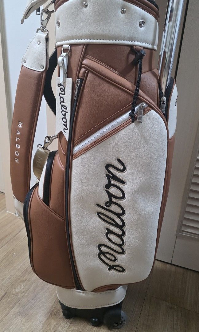 Malbon Golf Stand Bag (Category: Other Sports Equipment and Supplies) located in Manila. Submitted by corpogirlpaoma041922 (Listing ID 1454912119, Image 2). Description: Used only once! Perfect for the driving range or fairway. Lightweight and versatile..