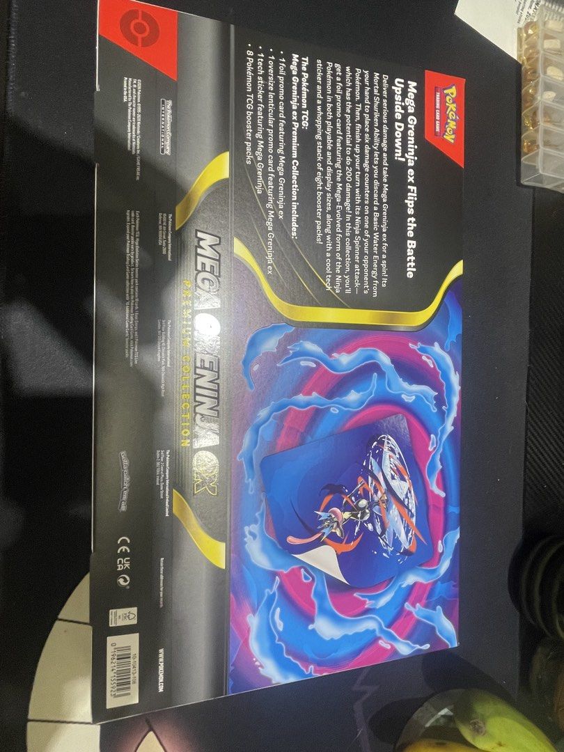 MEGA GRENINJA EX CHAOS RISING POKEMON (Category: Figurines & Statues) located in Manila. Submitted by bedlambuzz (Listing ID 1454871376, Image 2). Description: This is sealed product Wysiwyg.