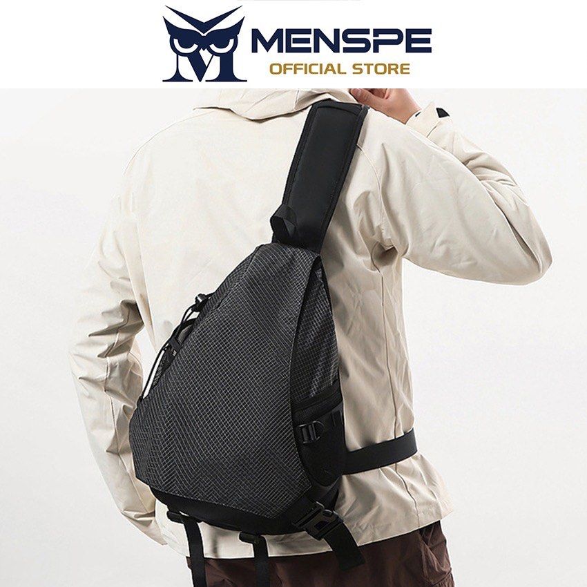 Menspe Outdoor Bag (Category: Cross-body Bags) located in Santa Rosa. Submitted by declutterbydl (Listing ID 1454900863, Image 2). Description: Good as New Item Used for product promotion ( affiliate) Material: Nylon + Polyester Weight:390g Color:Black/Grey Product Description: -High-Quality Material: Made of high-quality nylon + polyester, lightweight and breathable, wear-resistant and scratch-resistant, water repellent. -Lightweight and Large-c